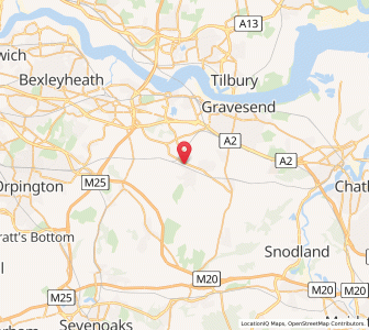 Map of Longfield, EnglandEngland