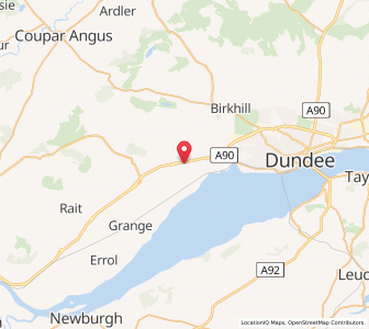 Map of Longforgan, ScotlandScotland