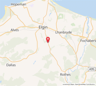 Map of Longmorn, ScotlandScotland