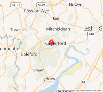 Map of Longney, EnglandEngland