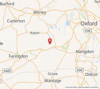 Map of Longworth, EnglandEngland