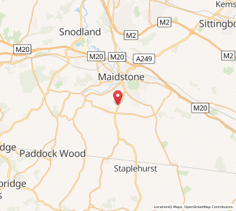 Map of Loose, EnglandEngland