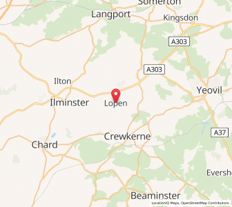 Map of Lopen, EnglandEngland