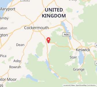 Map of Lorton, EnglandEngland