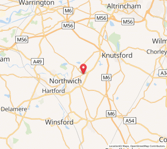 Map of Lostock Gralam, EnglandEngland