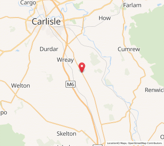 Map of Low Hesket, EnglandEngland