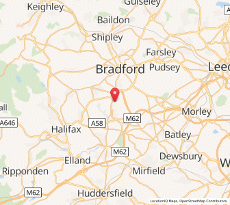 Map of Low Moor, EnglandEngland