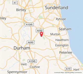 Map of Low Moorsley, EnglandEngland