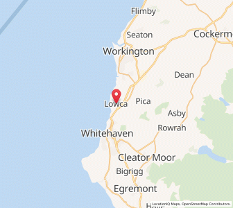 Map of Lowca, EnglandEngland