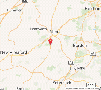 Map of Lower Farringdon, EnglandEngland