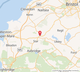 Map of Lower Langford, EnglandEngland