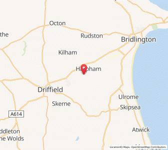 Map of Lowthorpe, EnglandEngland