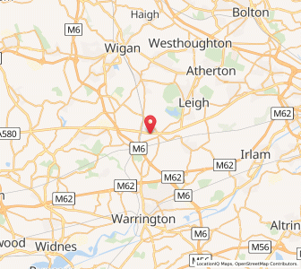 Map of Lowton, EnglandEngland