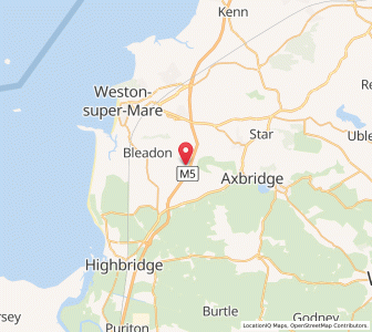 Map of Loxton, EnglandEngland
