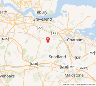 Map of Luddesdown, EnglandEngland