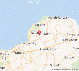 Map of Luffness, ScotlandScotland