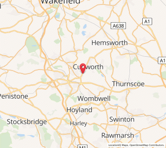 Map of Lundwood, EnglandEngland