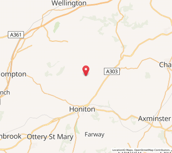 Map of Luppitt, EnglandEngland