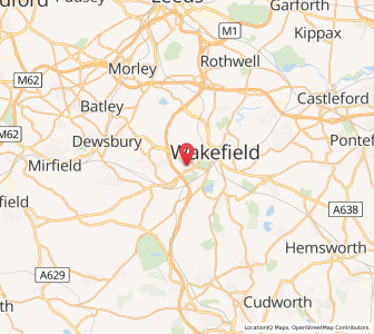 Map of Lupset, EnglandEngland