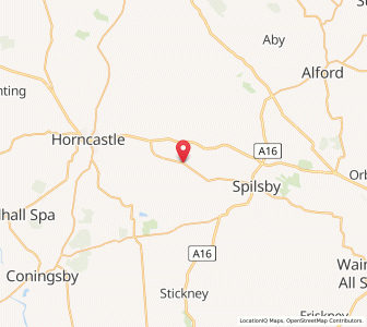 Map of Lusby, EnglandEngland