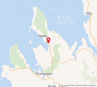 Map of Lusta, ScotlandScotland