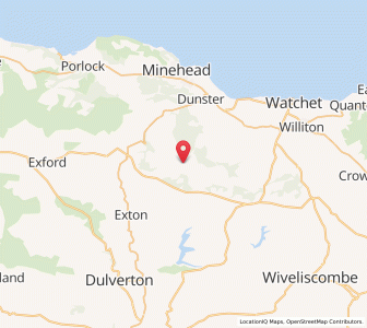 Map of Luxborough, EnglandEngland
