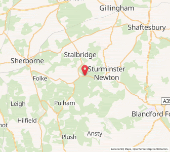Map of Lydlinch, EnglandEngland