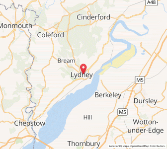 Map of Lydney, EnglandEngland