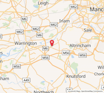 Map of Lymm, EnglandEngland