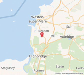 Map of Lympsham, EnglandEngland