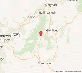 Map of Lyne, ScotlandScotland