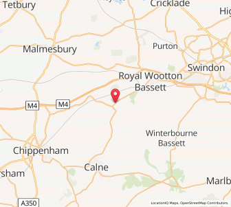 Map of Lyneham, EnglandEngland