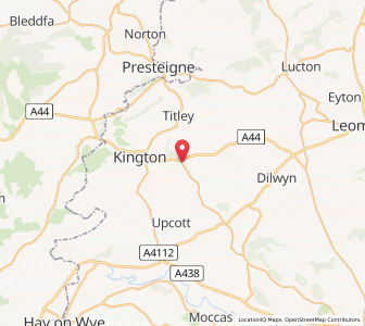 Map of Lyonshall, EnglandEngland