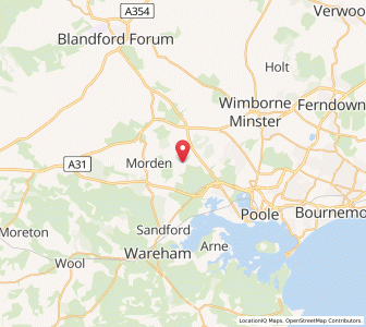 Map of Lytchett Matravers, EnglandEngland