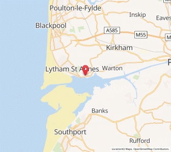 Map of Lytham, EnglandEngland