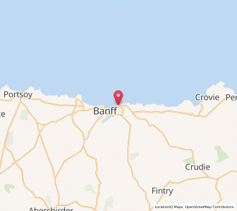 Map of Macduff, ScotlandScotland