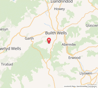 Map of Maesmynis, WalesWales