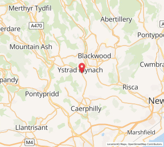 Map of Maesycwmmer, WalesWales