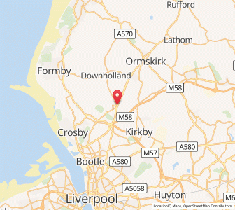 Map of Maghull, EnglandEngland