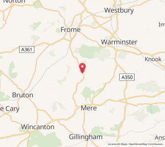 Map of Maiden Bradley, EnglandEngland
