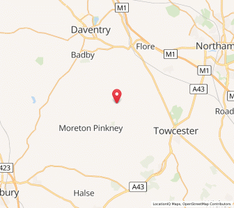 Map of Maidford, EnglandEngland