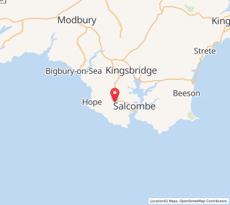 Map of Malborough, EnglandEngland