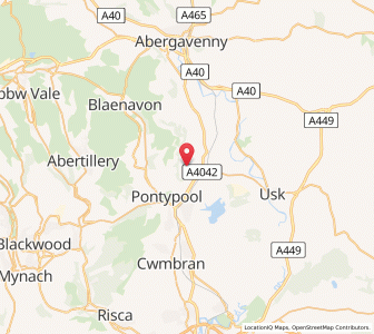 Map of Mamhilad, WalesWales