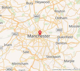 Map of Manchester, EnglandEngland