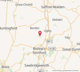 Map of Manuden, EnglandEngland