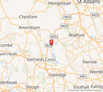 Map of Maple Cross, EnglandEngland