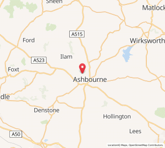 Map of Mapleton, EnglandEngland