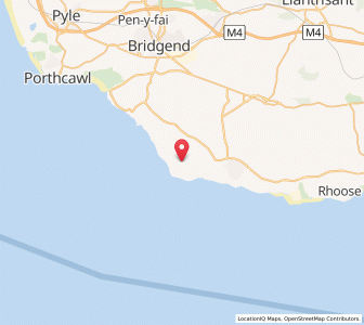 Map of Marcross, WalesWales