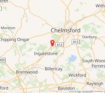Map of Margaretting, EnglandEngland