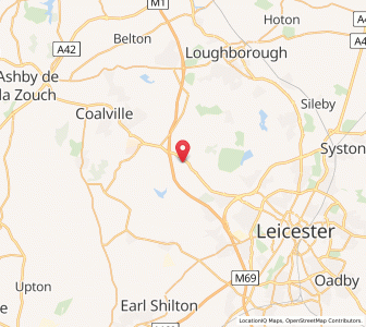 Map of Markfield, EnglandEngland